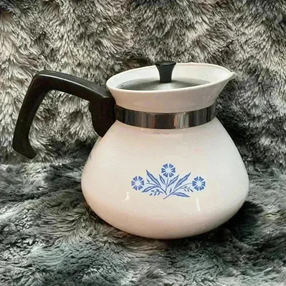 Vintage Corningware blue cornflower  teapot/coffee pot - Picture 12 of 13